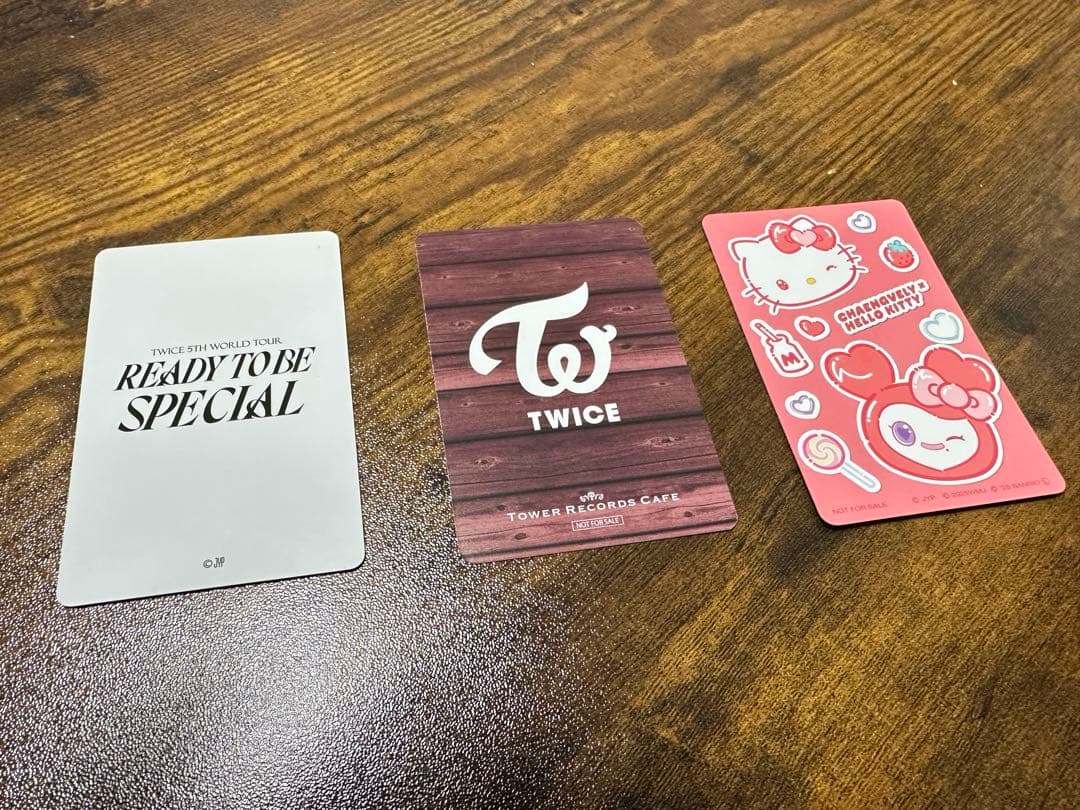 TWICE チェヨン バックチャーム トレカ3枚セット