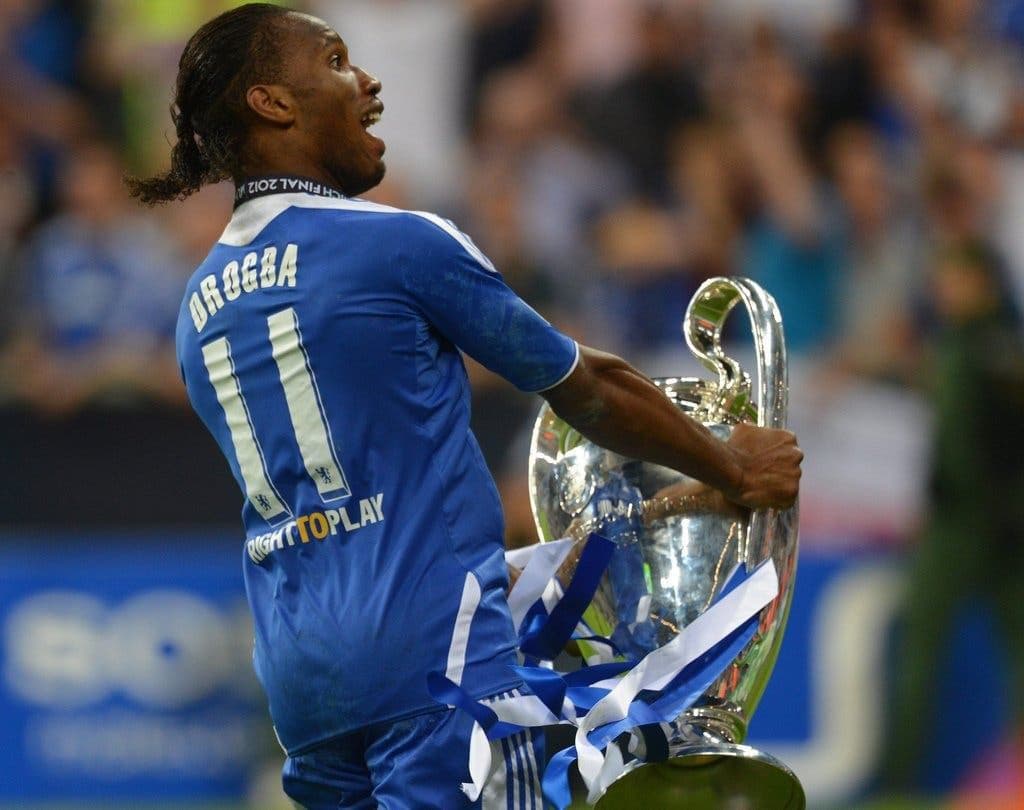 11-12 チェルシー　ドログバ　アディダスオフィシャル　CL決勝戦ユニフォーム