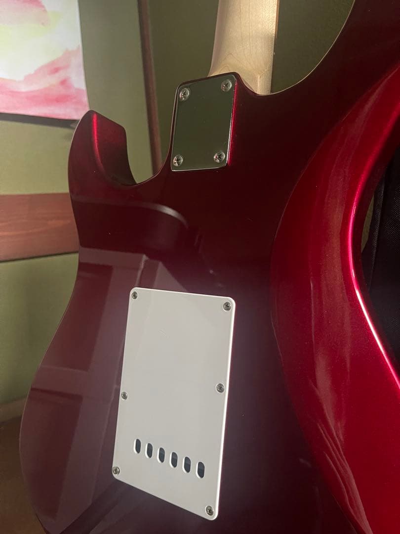 Yamaha PACIFICA エレキギター レッド ギターケース付き