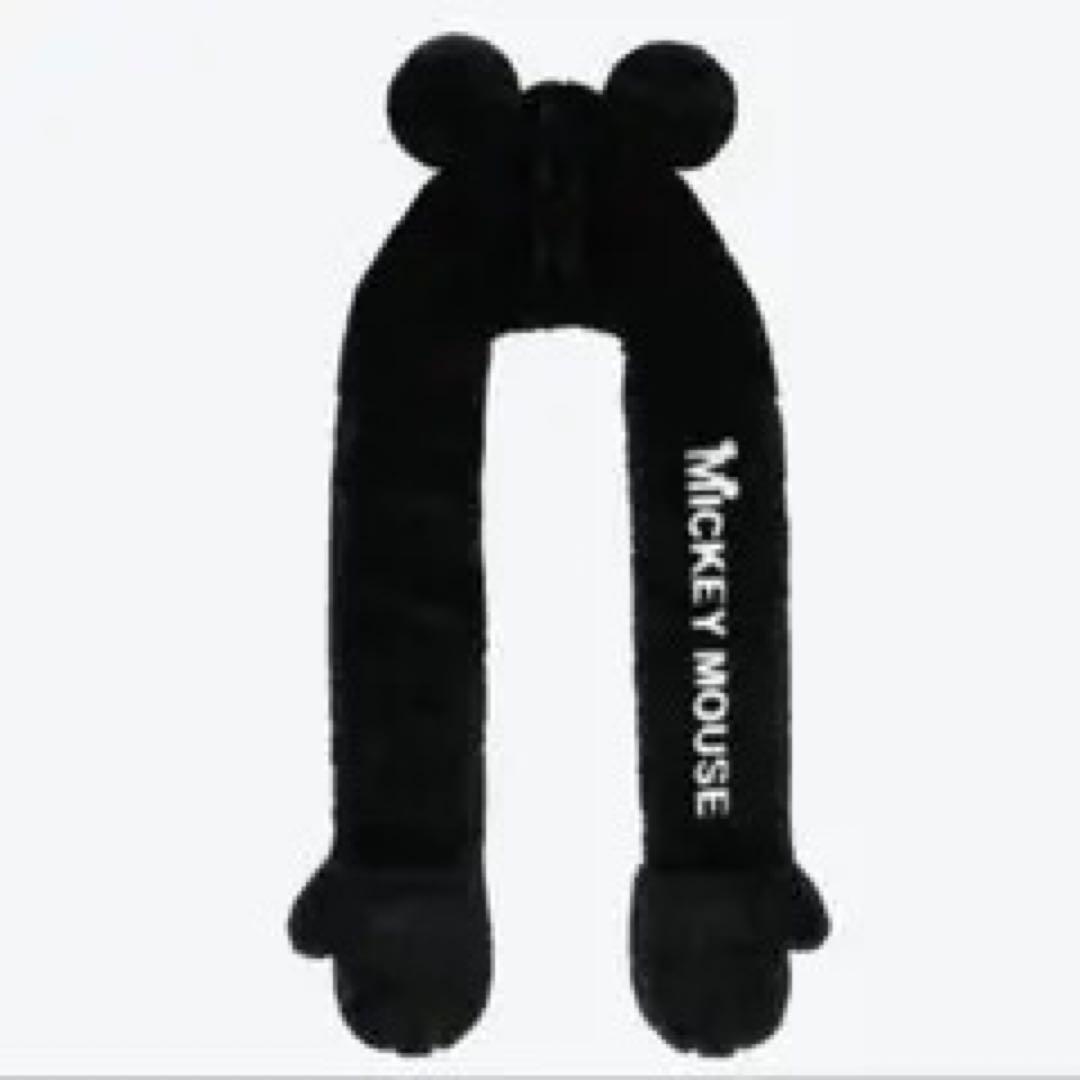 ミッキーマウス 耳付きマフラー
