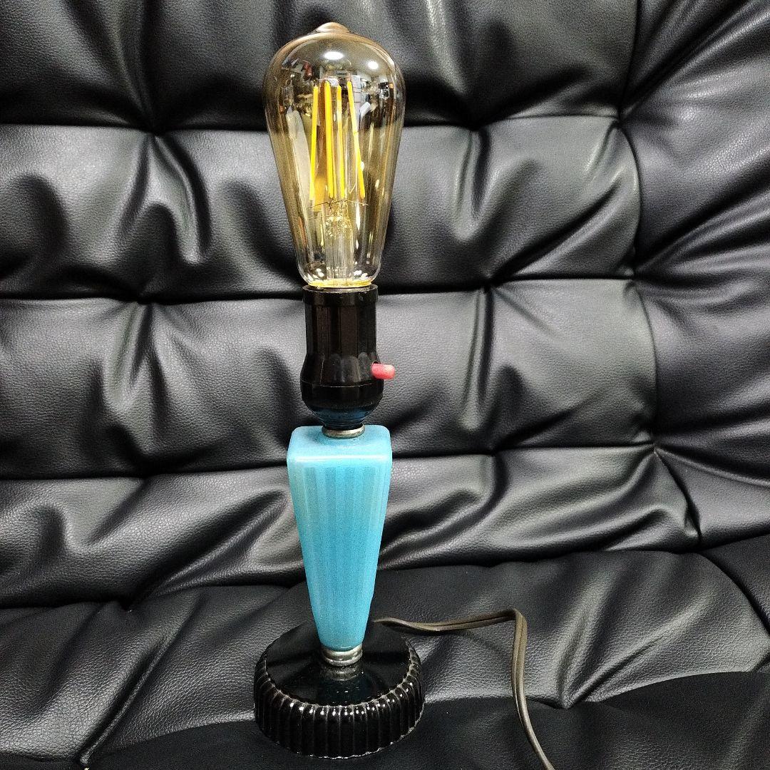 アンティーク ランプ ミルクガラス 昭和レトロ