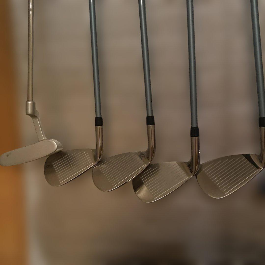 【中古美品】IGNIO ゴルフクラブセット 8本セット　ゴルフバッグ付き