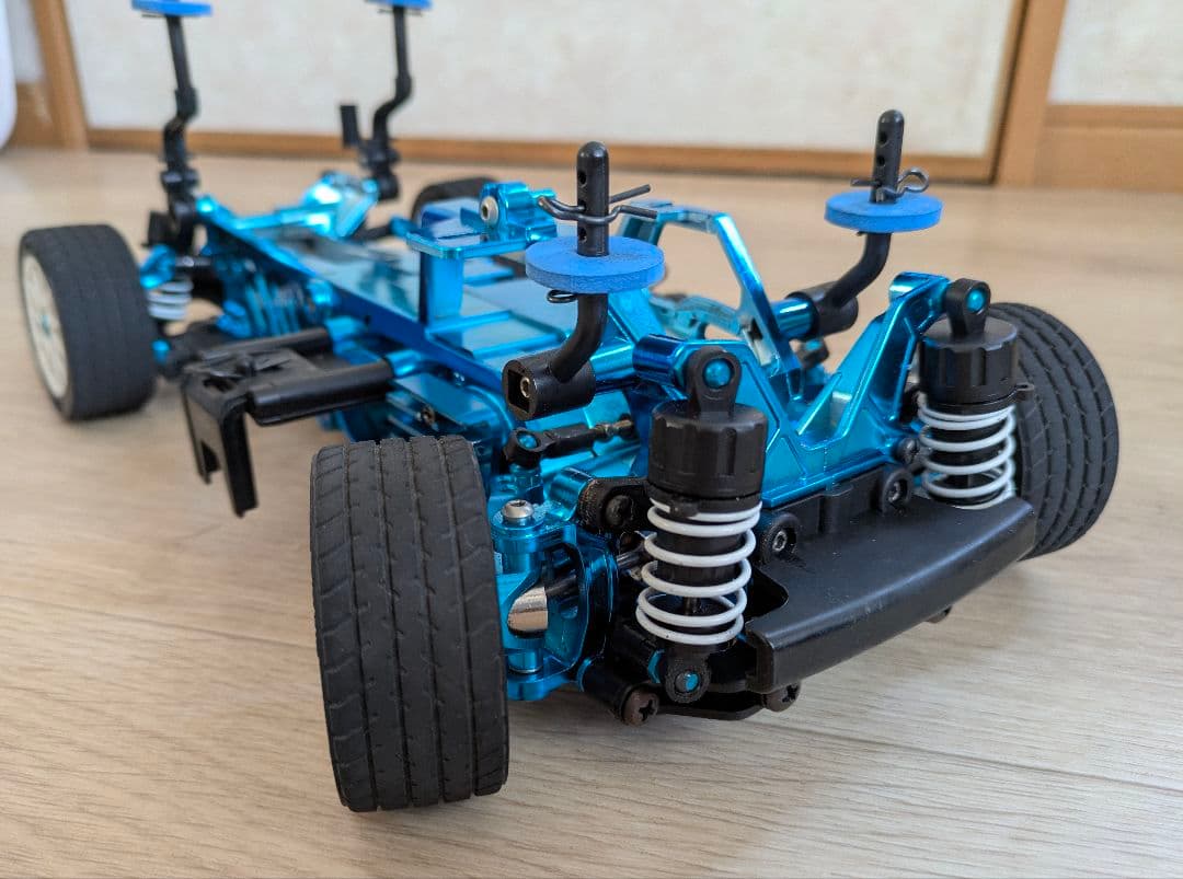 タミヤ　MO3R　限定ブルーメッキバージョン