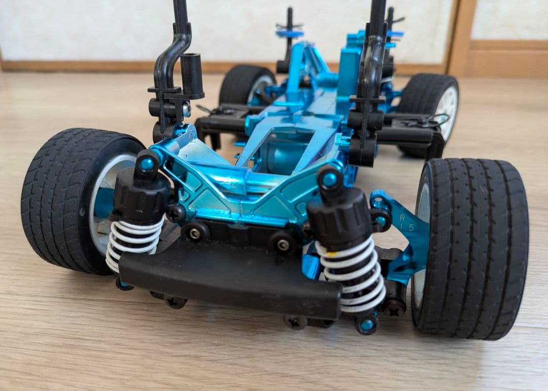 タミヤ　MO3R　限定ブルーメッキバージョン