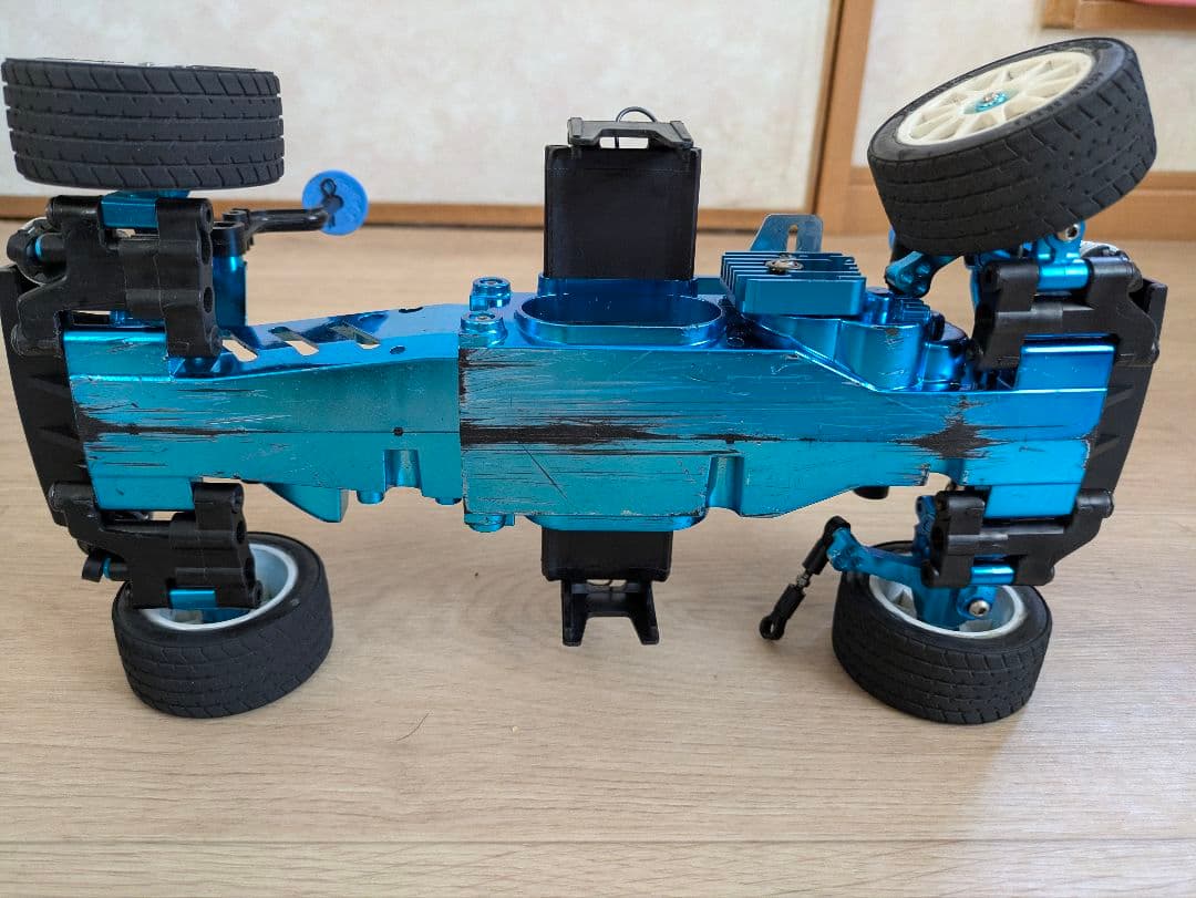 タミヤ　MO3R　限定ブルーメッキバージョン