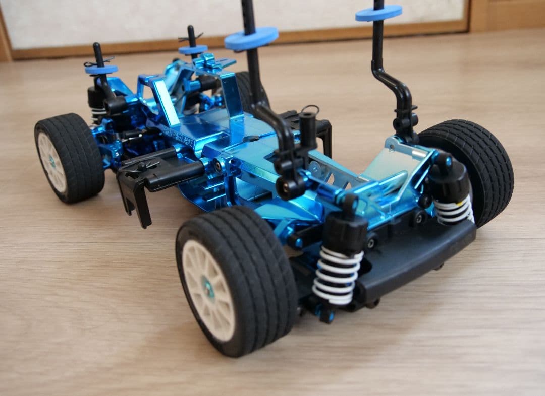 タミヤ　MO3R　限定ブルーメッキバージョン