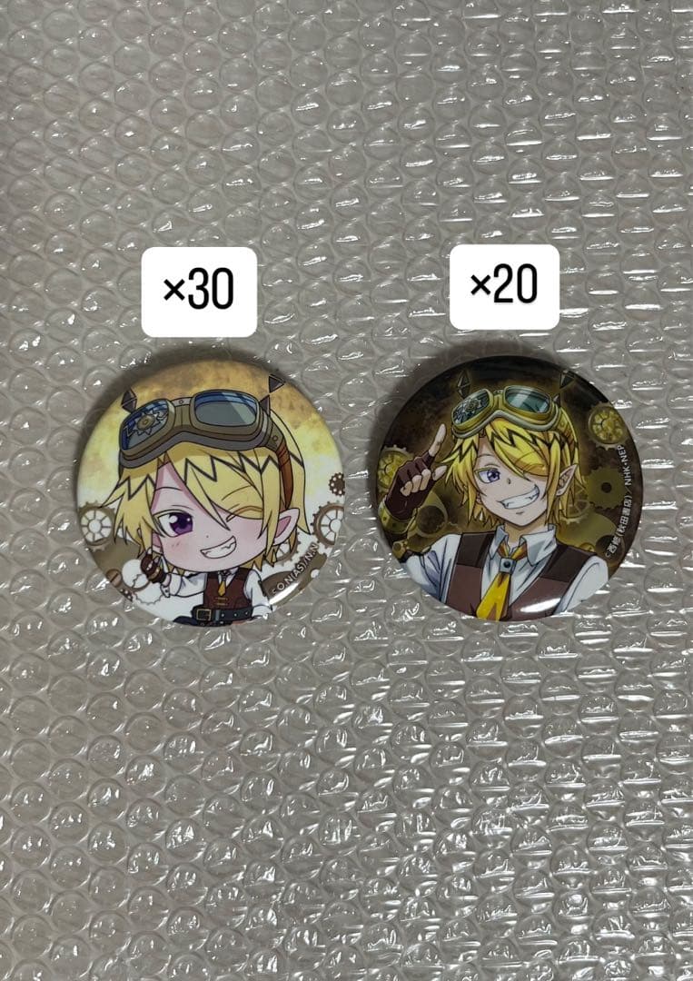 魔入間 リード 缶バッジ スチームパンク