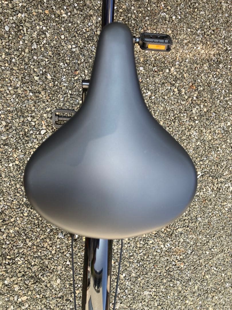 【引取限定】affiche シティサイクル 黒 前バスケット付き