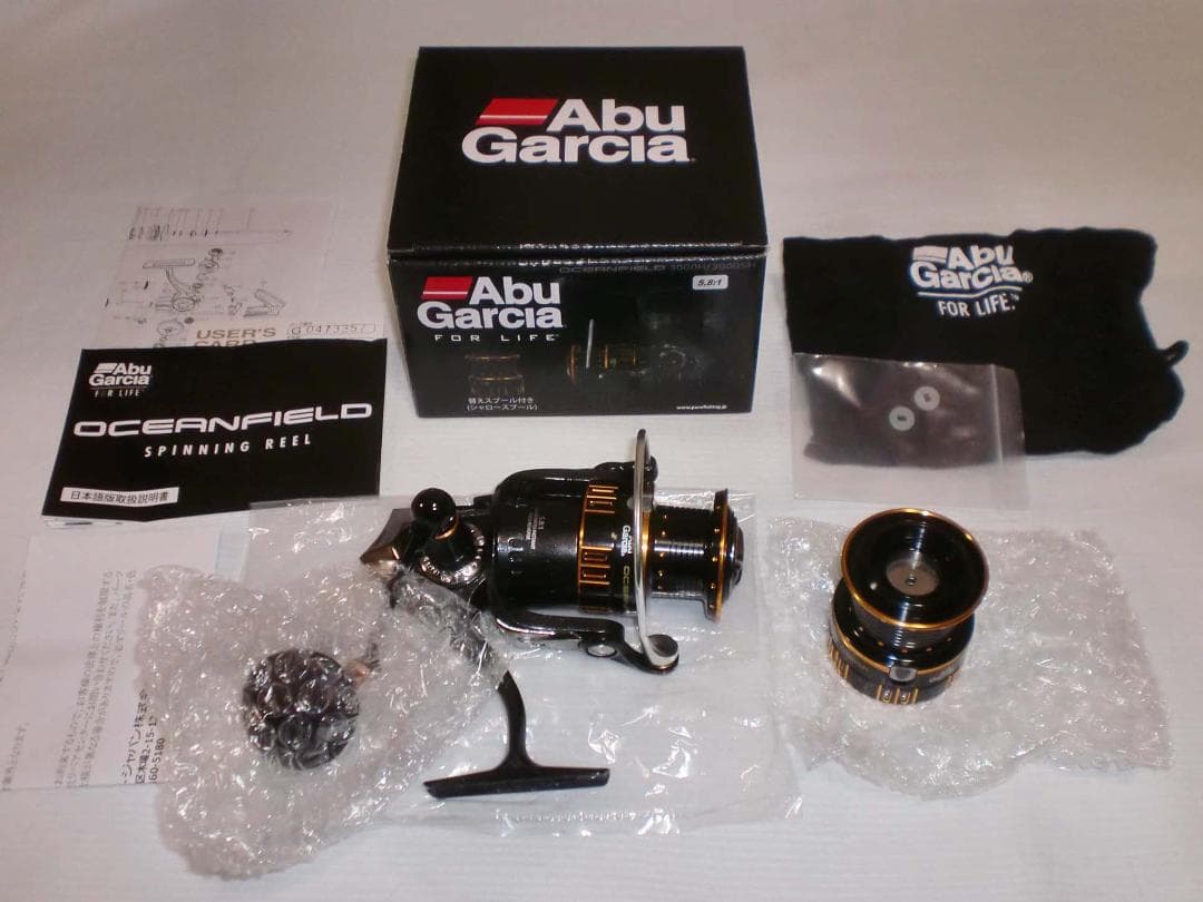 Ａｂｕ　オーシャンフィールド『３０００Ｈ／３０００ＳＨ』浅溝スプール付き　新品
