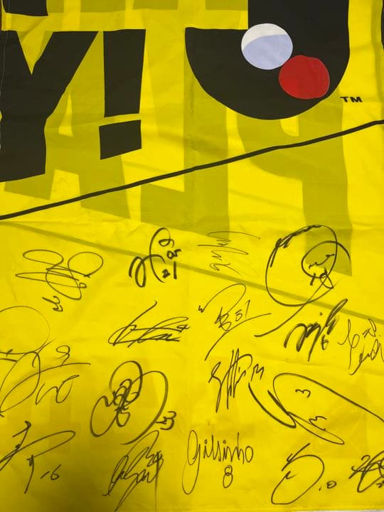 [非売品]jリーグ フェアプレーフラッグ(川崎vs磐田 2010年)