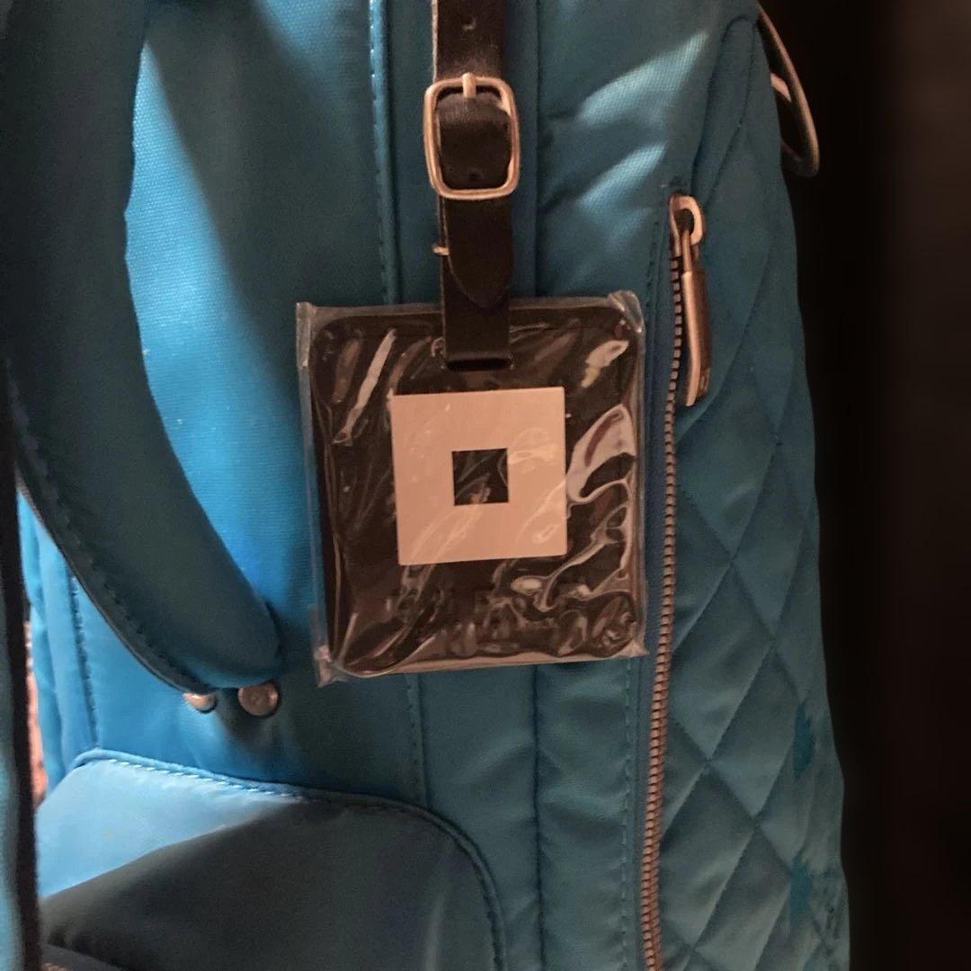 ONOFF青いキルティングゴルフキャディバッグ