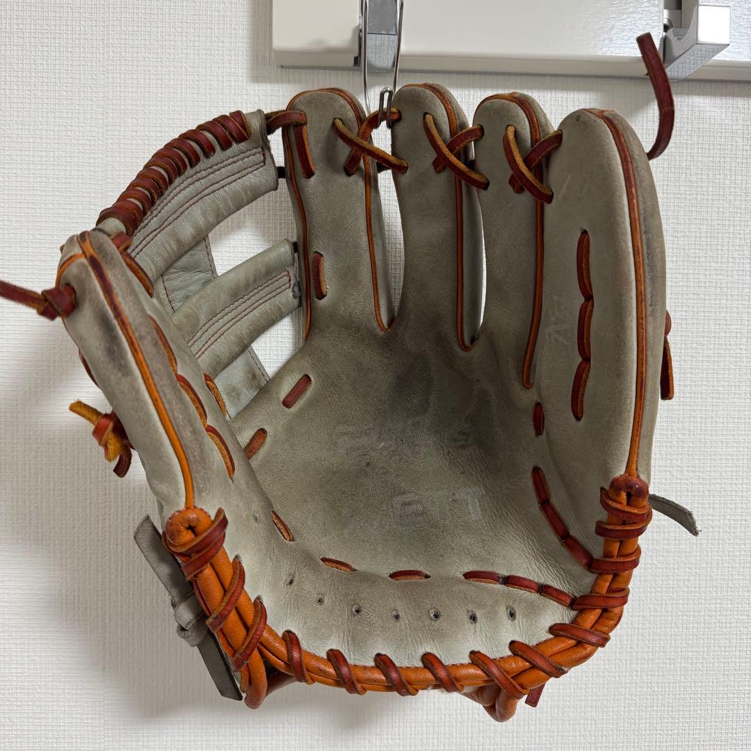 ZETT 軟式グローブ グレー