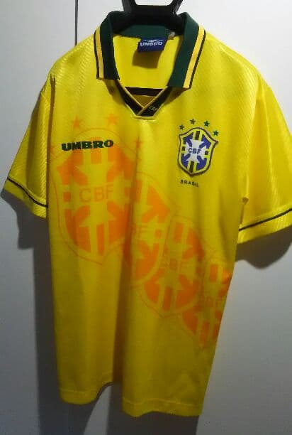 ヴィンテージ☆ブラジル代表☆希少ユニフォーム(ゲームシャツ)☆アメリカW杯前後