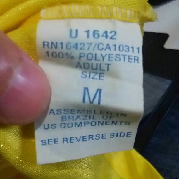 ヴィンテージ☆ブラジル代表☆希少ユニフォーム(ゲームシャツ)☆アメリカW杯前後