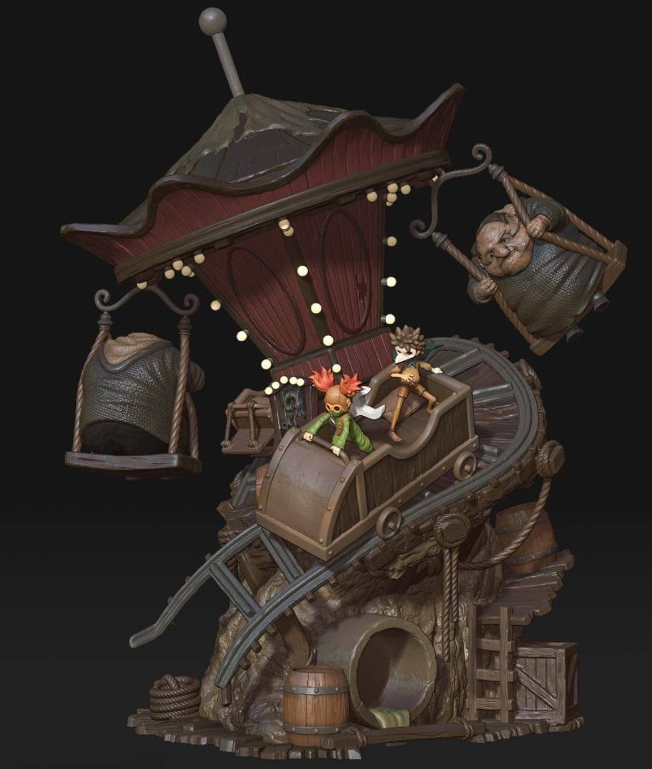 リトルナイトメア 1/10 未塗装未組立 フィギュア ガレージキット