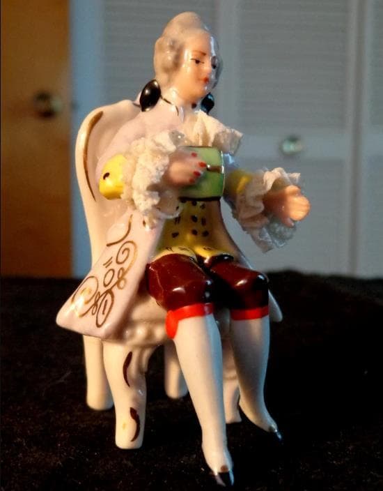 #3943【希少な置き物】アンティーク 初期 マイセン・ドレスデン 1725年製