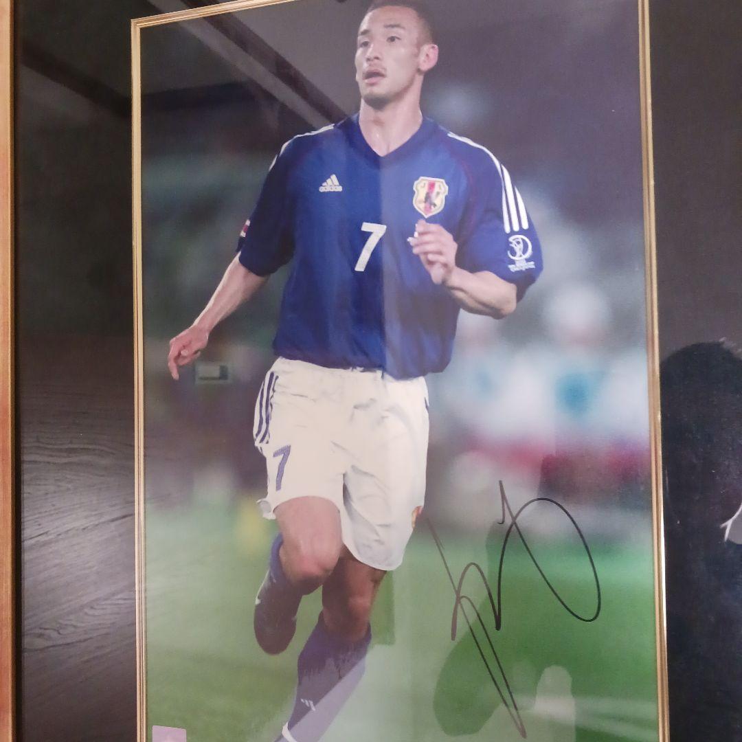 希少　ダグアウト　中田英寿(日本代表)　直筆サイン入りオートグラフ