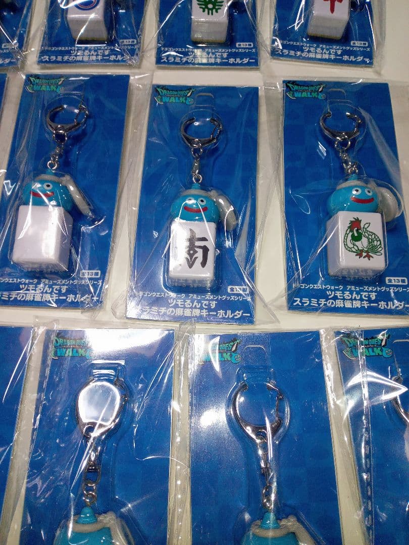甘*ん様 ドラゴンクエストウォーク ツモるんです スラミチの麻雀牌キーホルダー