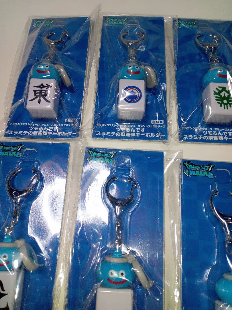 甘*ん様 ドラゴンクエストウォーク ツモるんです スラミチの麻雀牌キーホルダー
