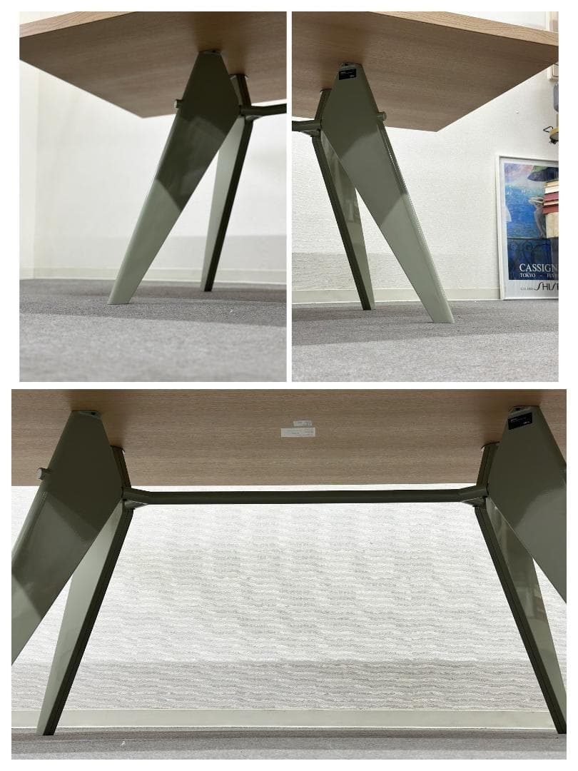 即納！美品■ヴィトラ■EMターブル　ジャン・プルーヴェ　2025年製　W2000