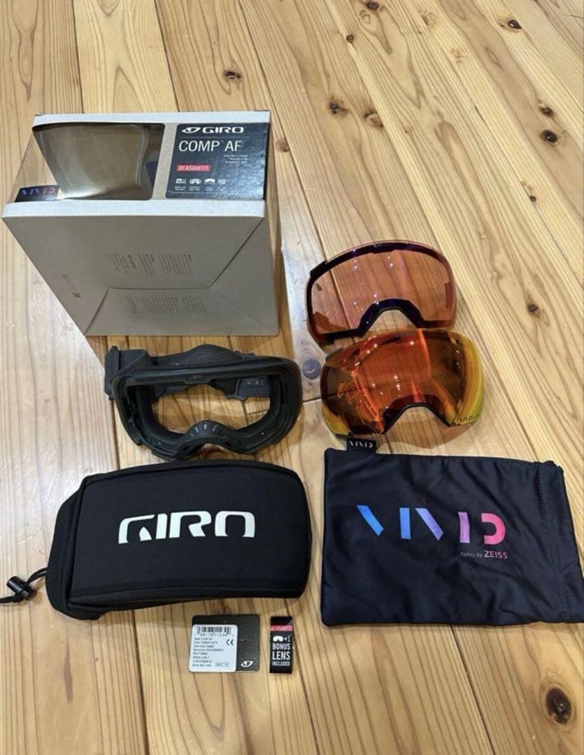 ⭐️お年玉⭐️24/25 GIRO COMP AF ゴーグル 交換レンズ 付き
