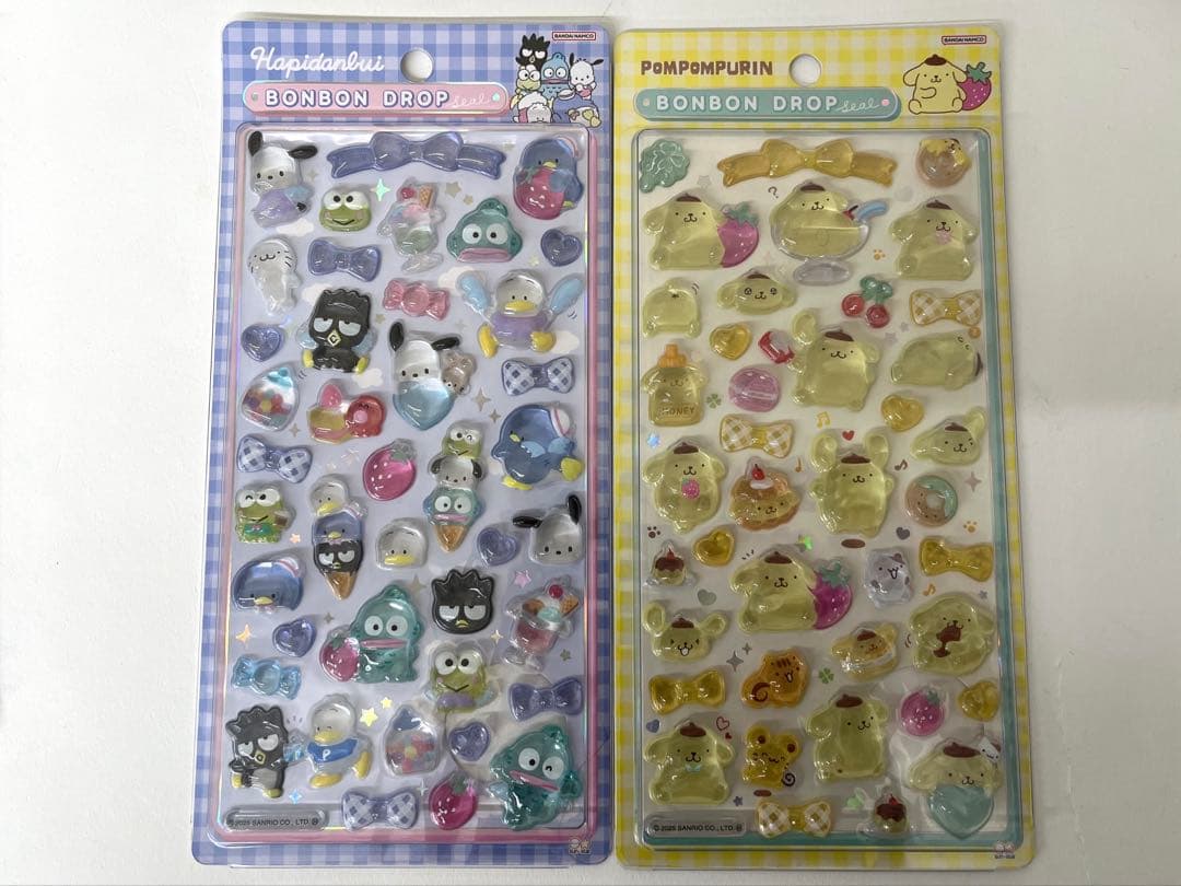 【正規品】サンリオ　ボンボンドロップシール　8種コンプリート