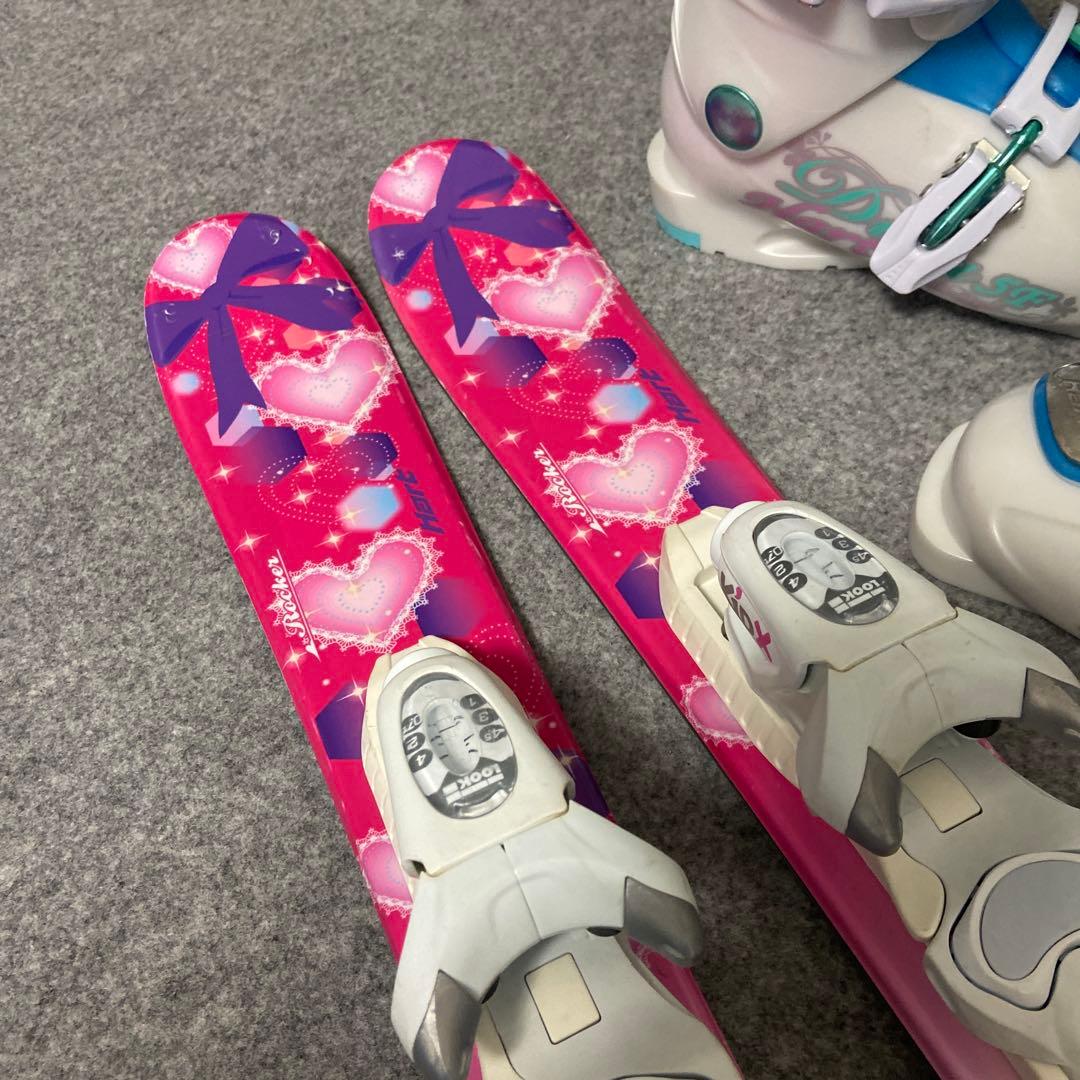 ★美品★メンテナンス済　子供スキーセット 身長86~100cm前後のお子様向け