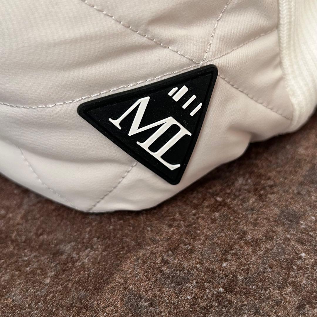 MARK & LONA 異素材切替ニットサンバイザー　ホワイト