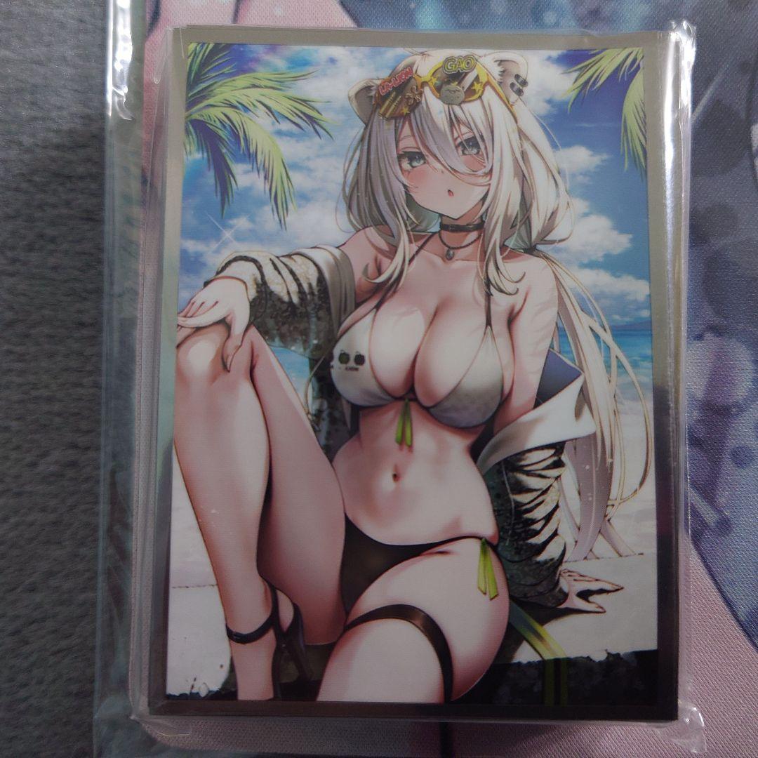 α1 ホロライブ SSRBサングラス&ビキニ 獅白ぼたん スリーブ&プレイマット