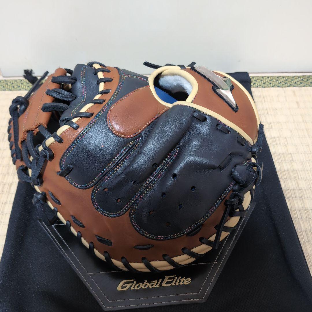 型付け済！ミズノグローバルエリート軟式オーダーキャッチャーミット