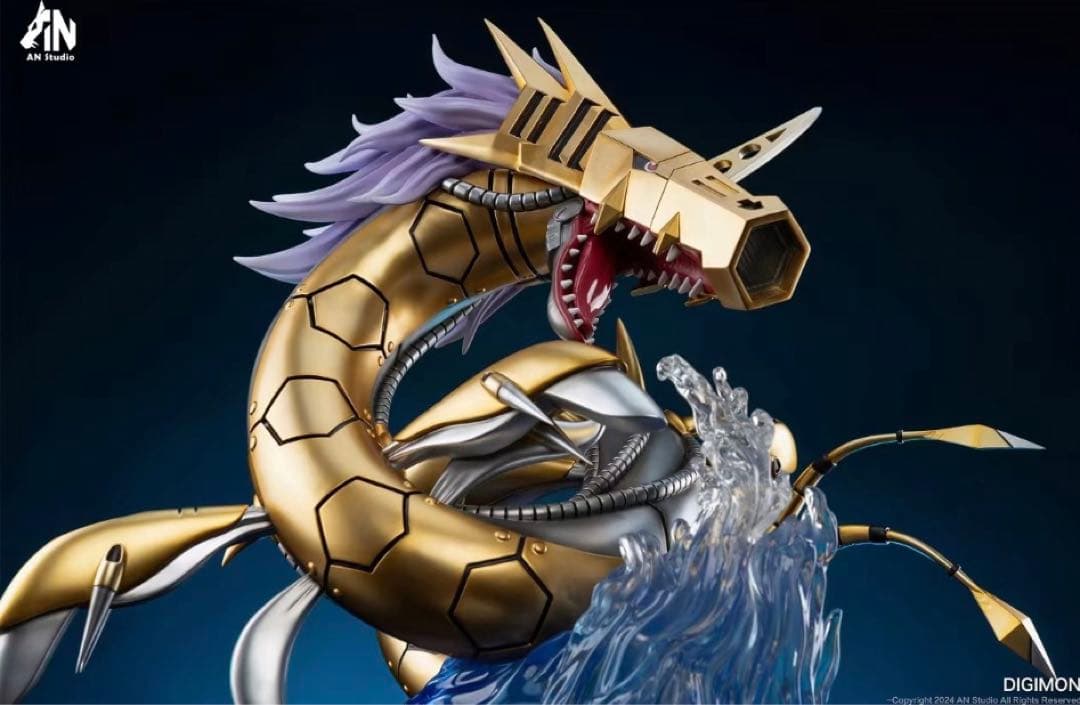 デジモン メタルシードラモン フィギュア ガレージキット AN