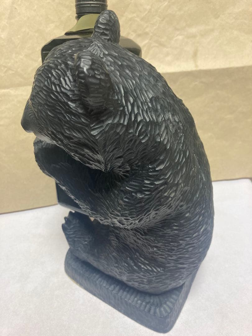 【非売品】ニッカウイスキー ボトル抱き熊 熊 置物