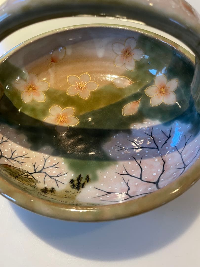 陶葊　陶あん　取手付き器