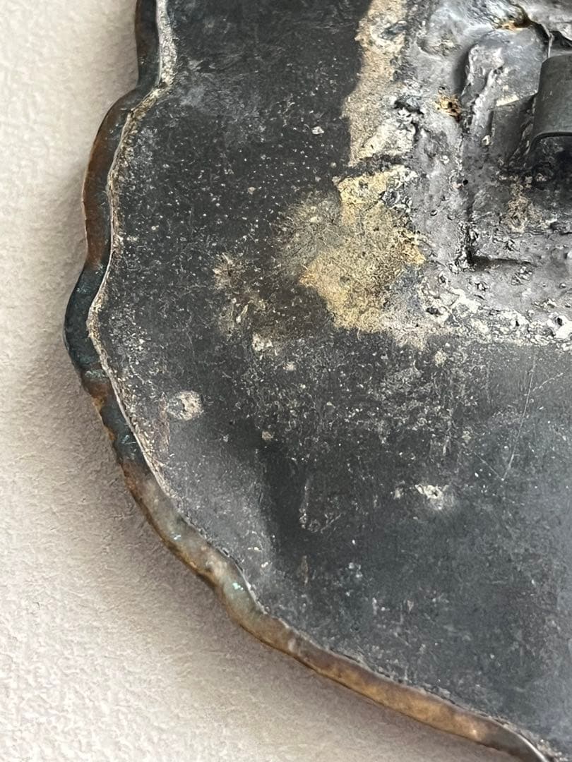 フランス　聖母レリーフ　真鍮　アンティーク　ヴィンテージ