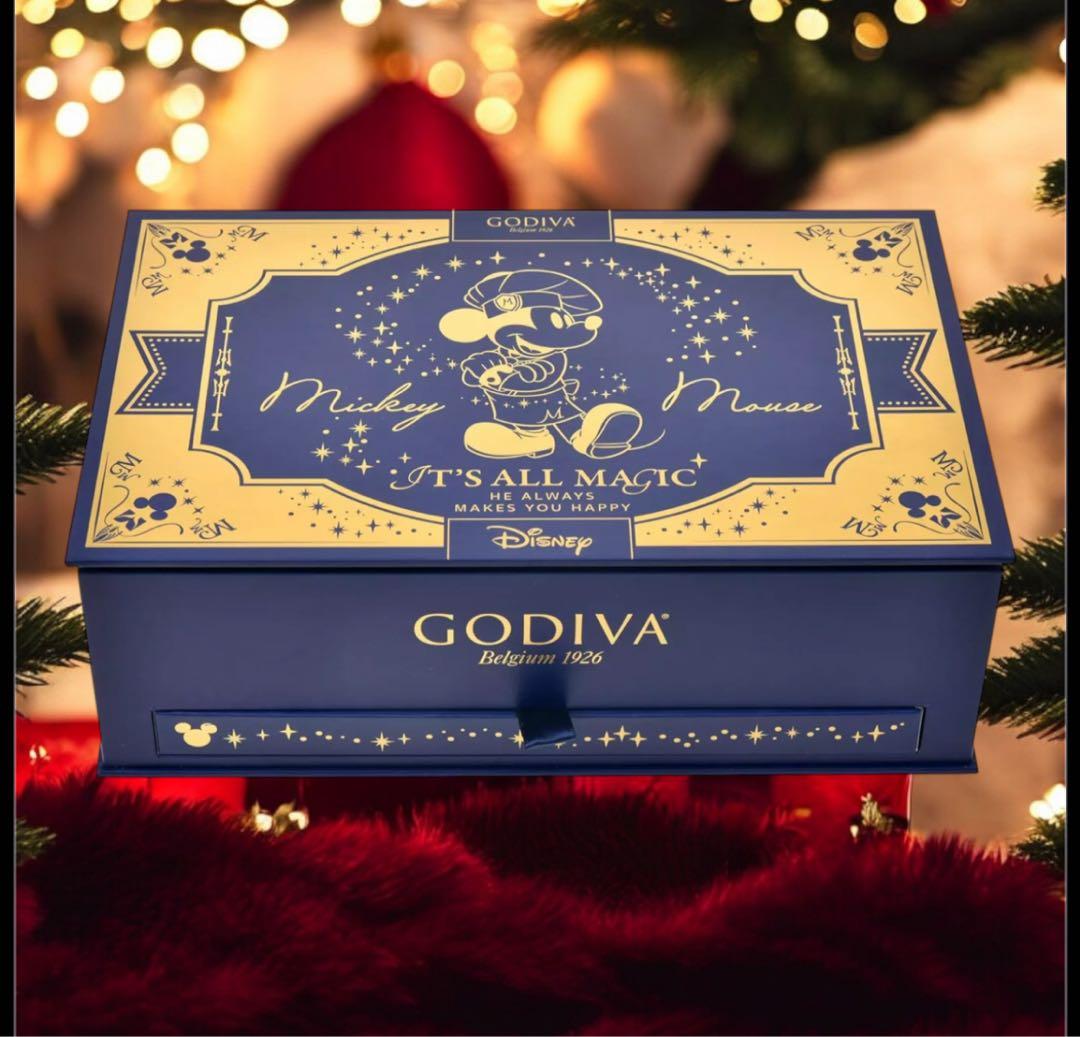 DISNEY VALENTINE 2026♪ミッキーGODIVA2段BOX♡新品