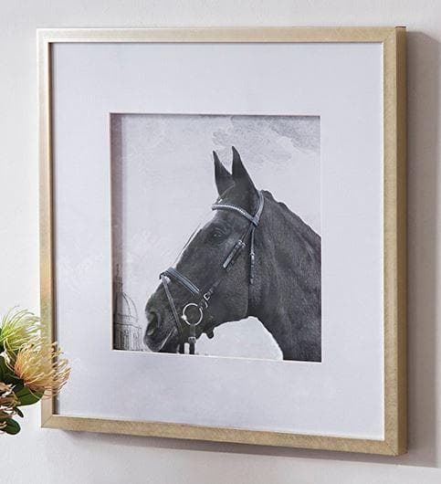 アートフレーム 額絵 2枚セット 馬 クラシックモダン シンプル 85551PI