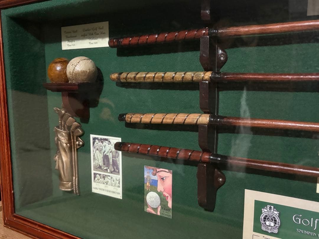 希少サイズ アンティーク GOLF ゴルフクラブ インテリア　ボビージョーンズ