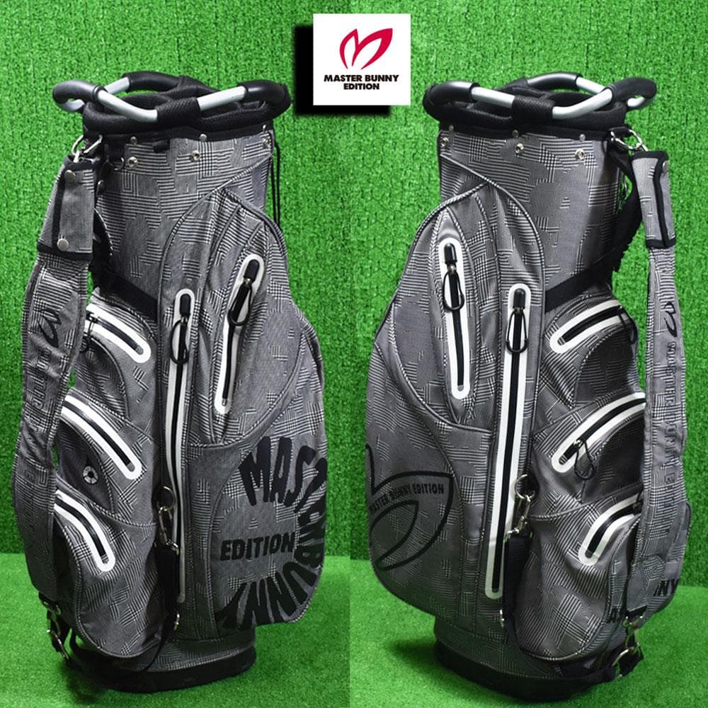 マスターバニーエディション/ゴルフ キャディバッグ９型【グレンチェック】美品！