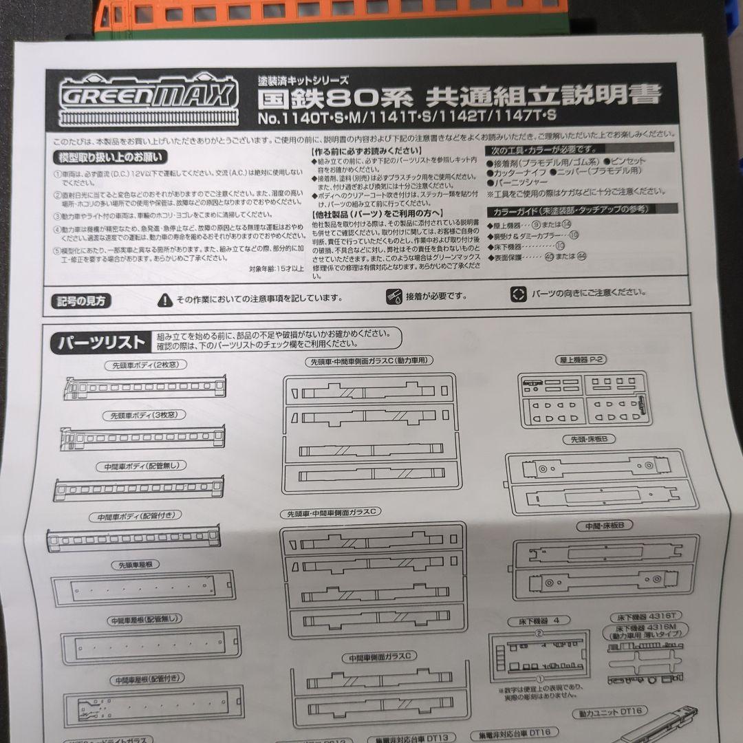 GREENMAX 1:150 Nゲージモデル 完成品 国鉄80系 湘南色