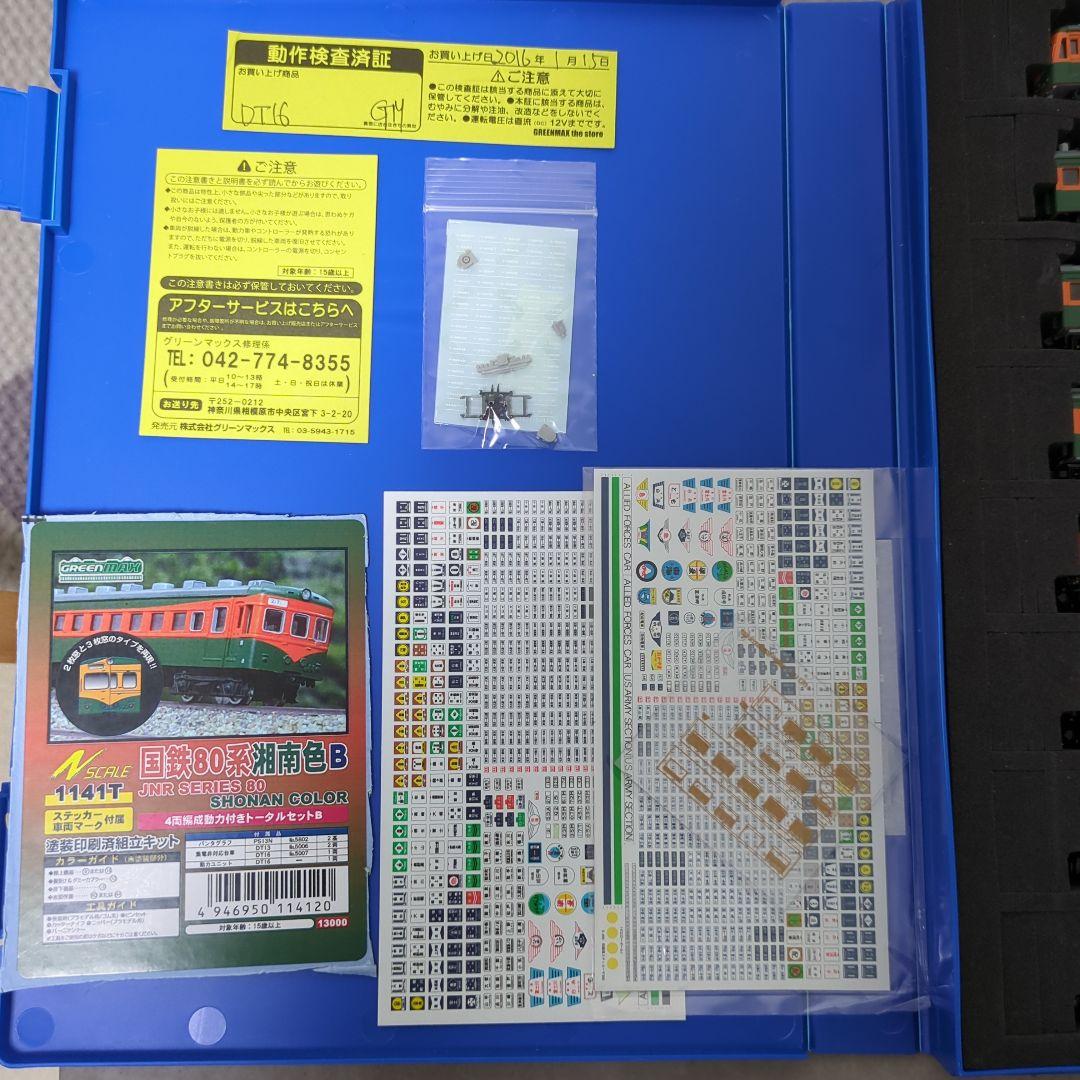 GREENMAX 1:150 Nゲージモデル 完成品 国鉄80系 湘南色
