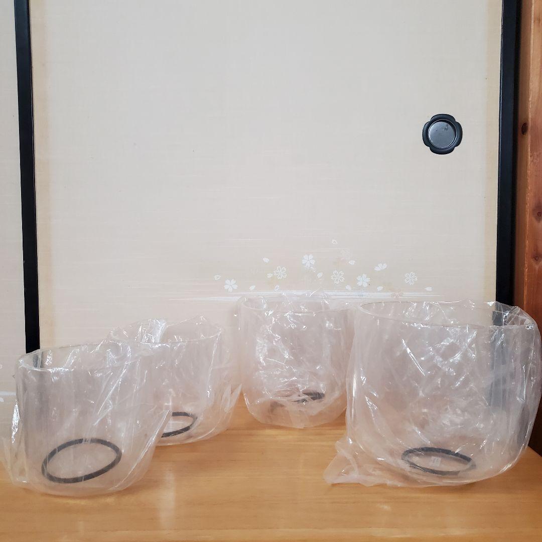 クリスタルボウル 4個セット 持ち運び布ケース・マレット・パンフレット付