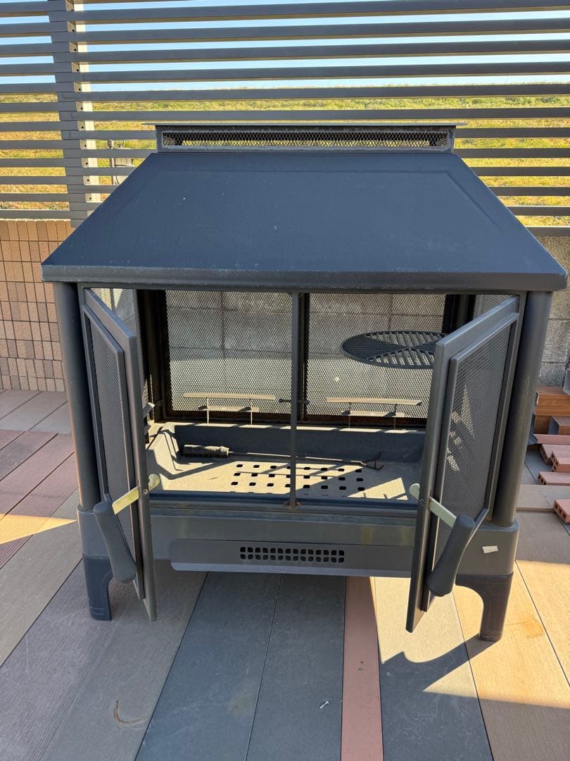 グリル付き　薪ストーブ