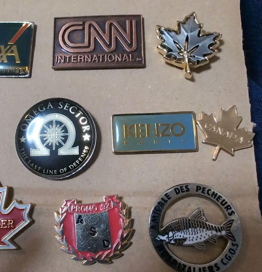 ヴィンテージブランドピンバッジセット　ピンズ