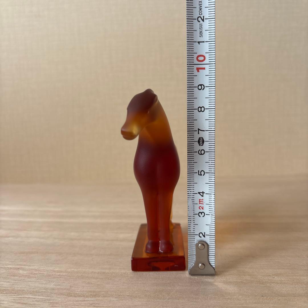 LALIQUE ガラス製馬の彫刻　ホース　オブジェ　置物　インテリア雑貨