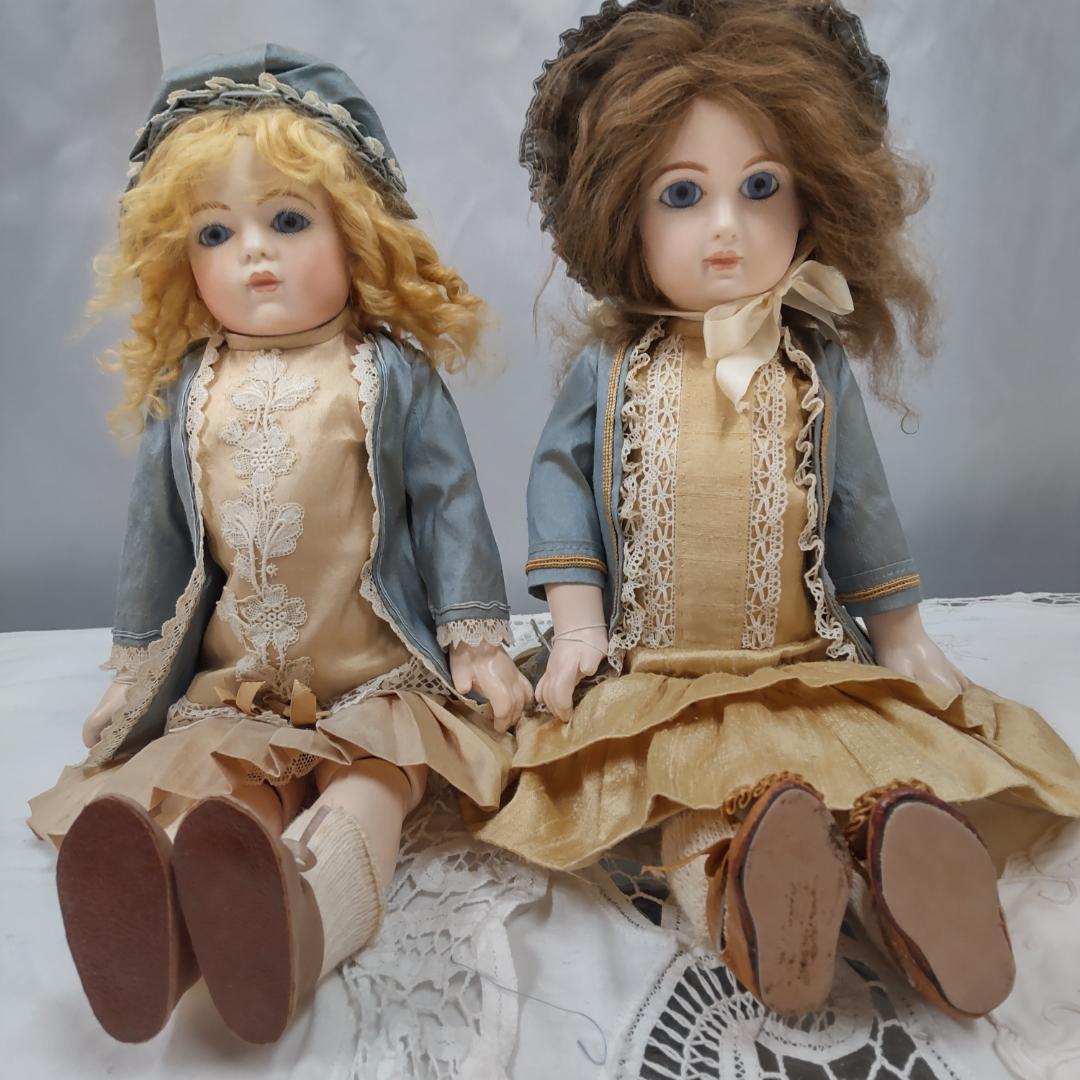 ブリュ　ジュモー　アンティークリプロ　　双子コーデ