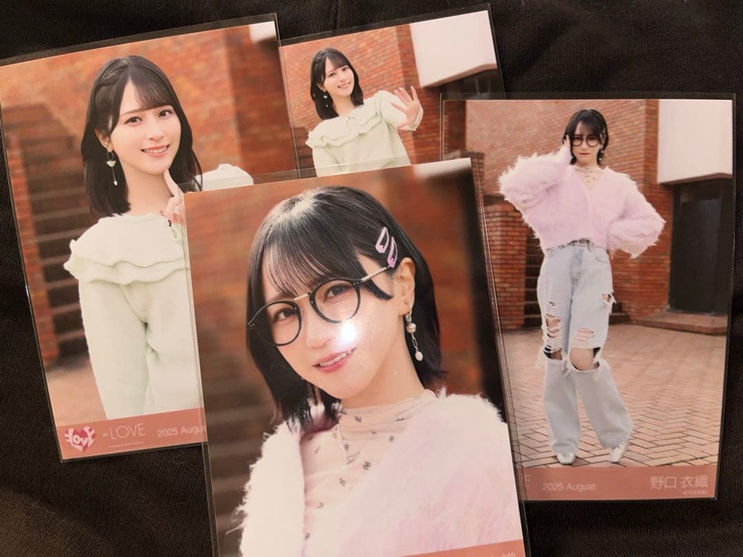 超特急逃走中 野口衣織 佐々木舞香 4枚セット 生写真 イコラブ