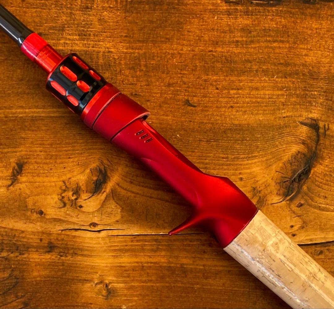 釣り竿セット　2ピースロッド　7ft バス釣り　ベイトロッド　カーボンロッド