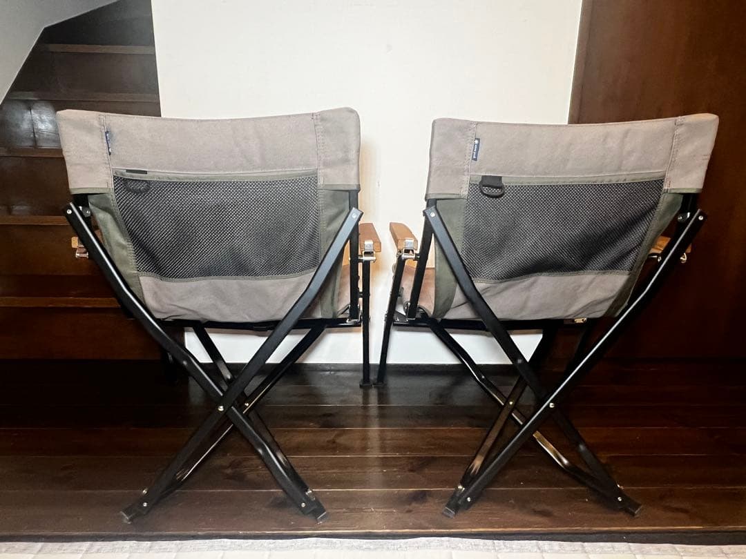 【美品】スノーピーク　ローチェアショートグレー色 2脚セット