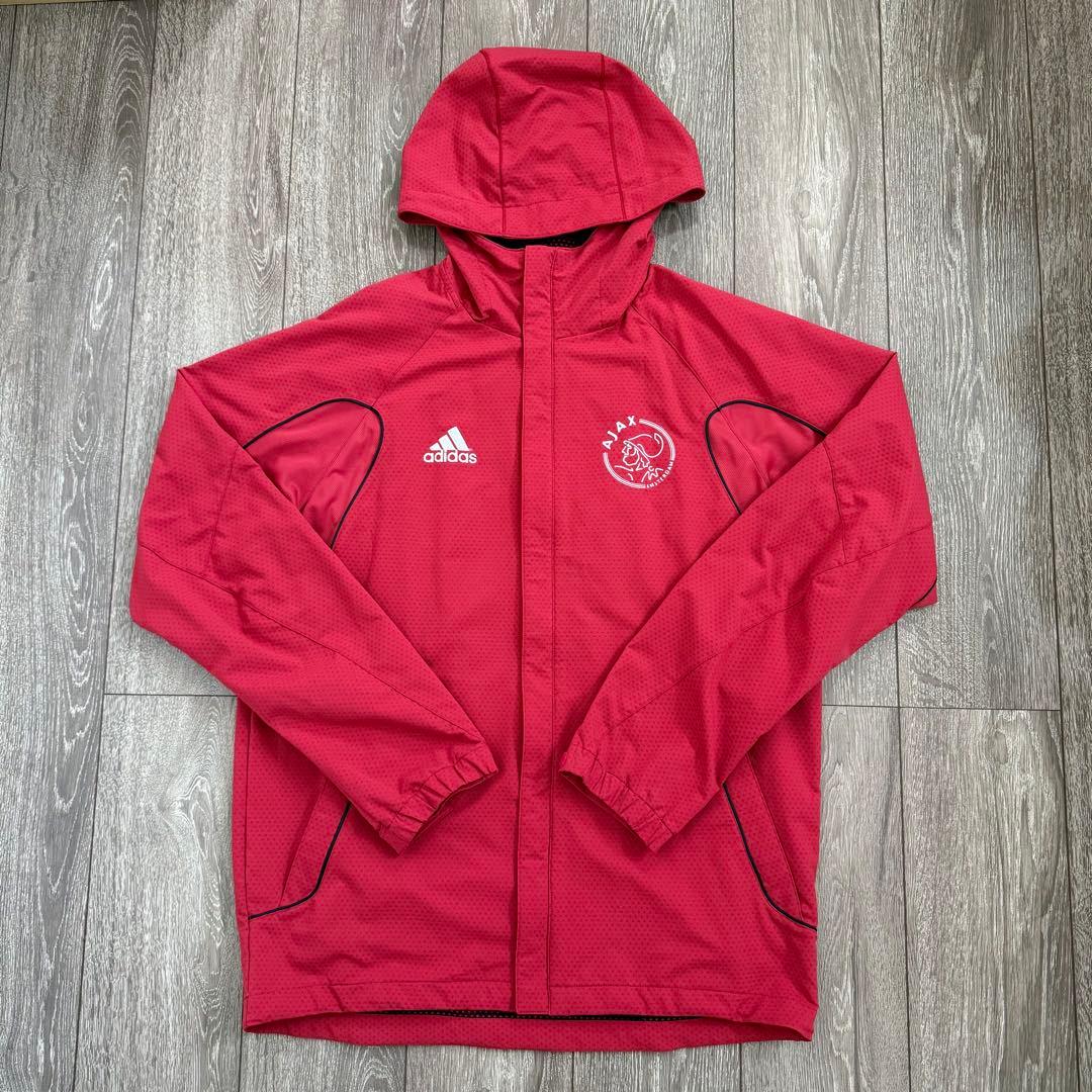 美品 アディダス 00s AJAX AMSTERDAM ナイロンジャケット L