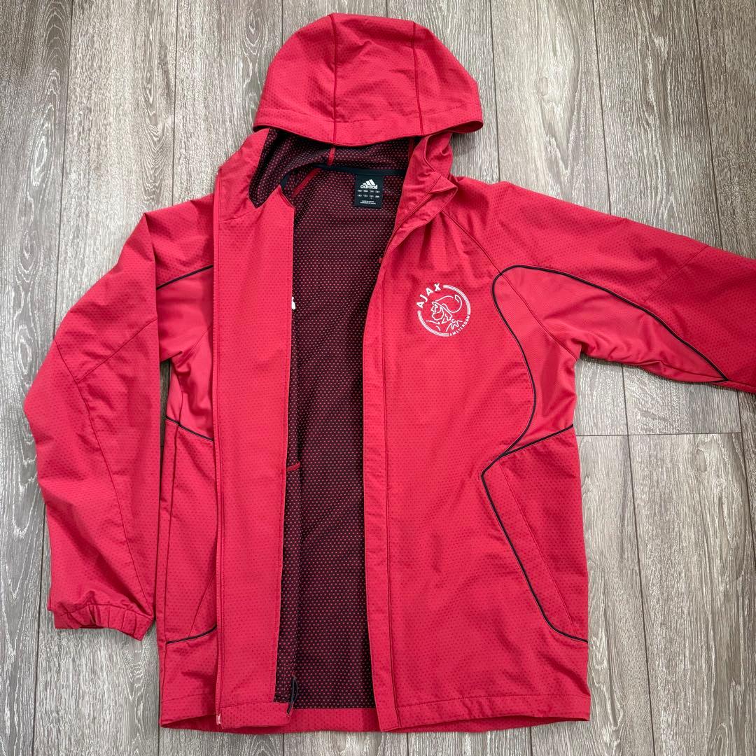 美品 アディダス 00s AJAX AMSTERDAM ナイロンジャケット L